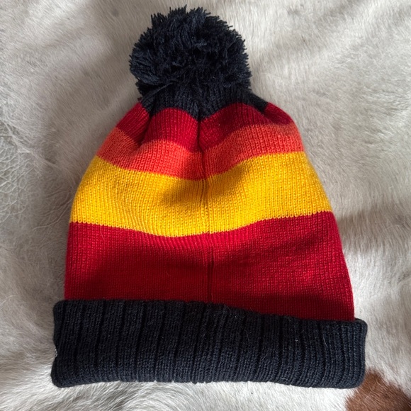 Astros Striped Pom Beanie - Picture 2 of 2